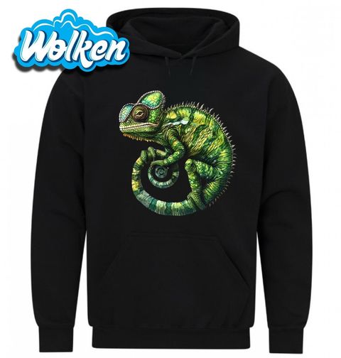 Obrázek produktu Pánská mikina Zelený Chameleon