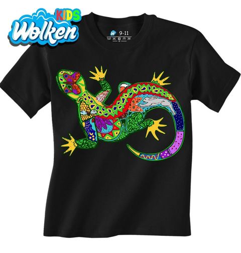 Obrázek produktu Dětské tričko Barevná Exotická Ještěrka