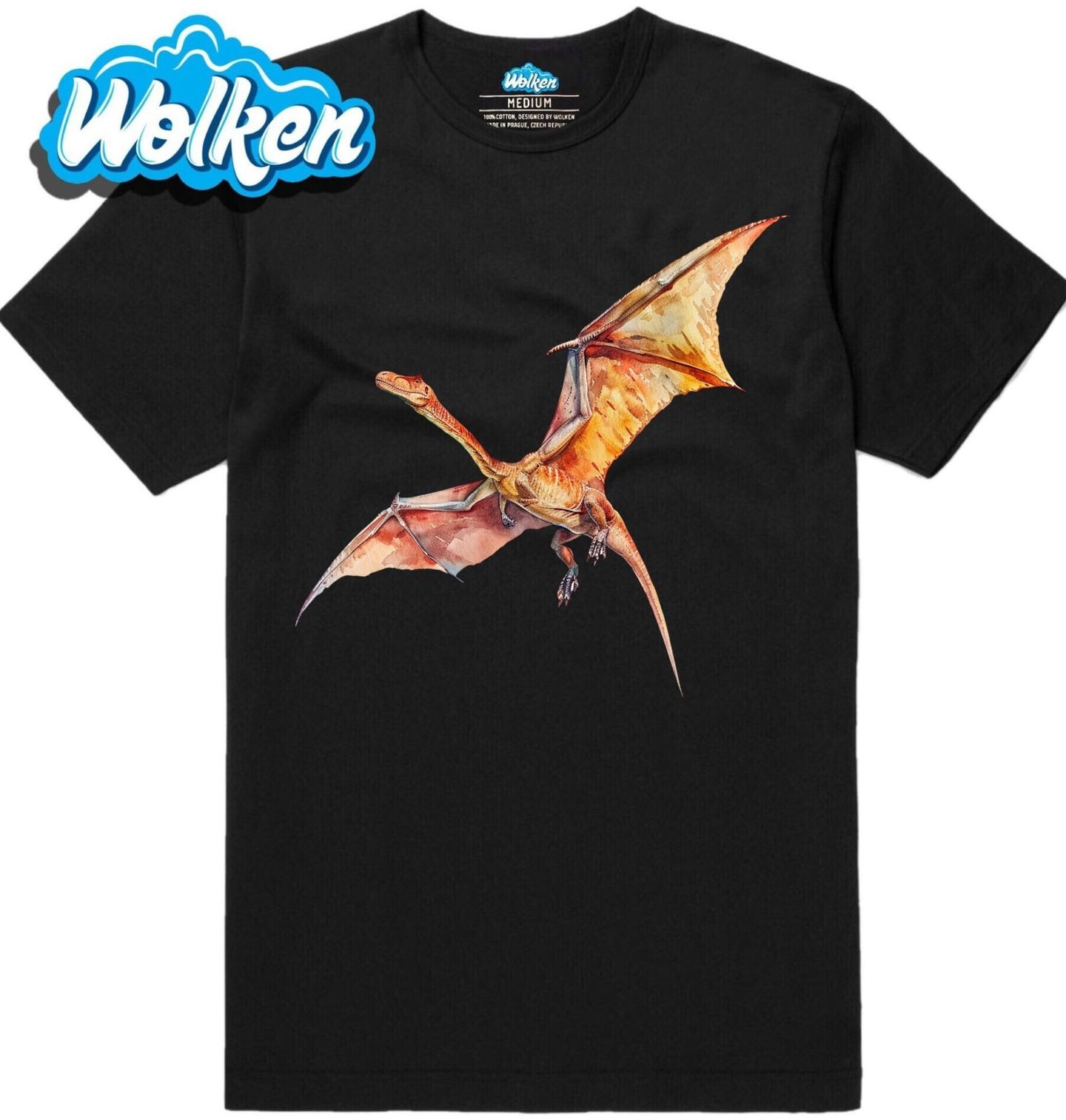 Pánské tričko Pravěký Ptakoještěr Pterosaur.jpg