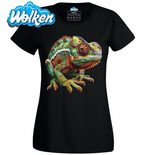 Obrázek produktu Dámské tričko Exotický Chameleon