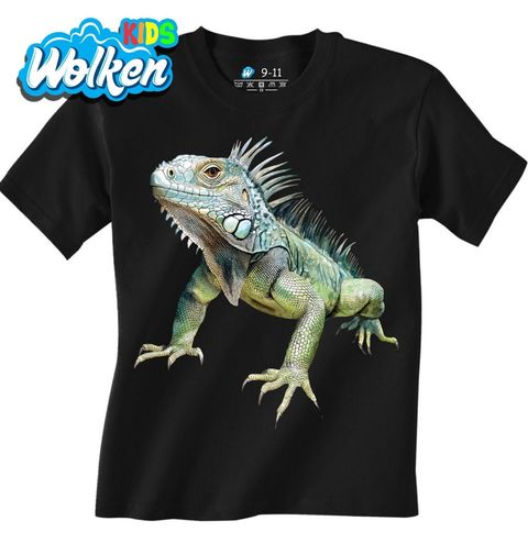 Obrázek produktu Dětské tričko Majestátní Leguán zelený