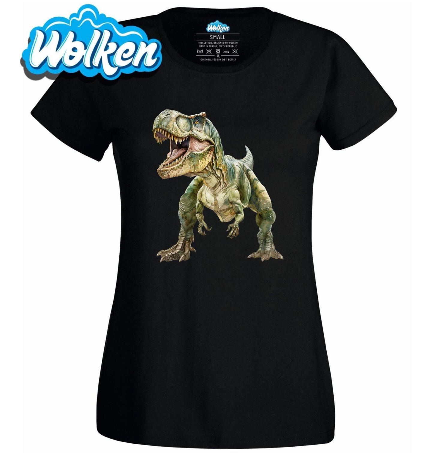 Dámské tričko Prehistorický Dinosaurus T-Rex.jpg