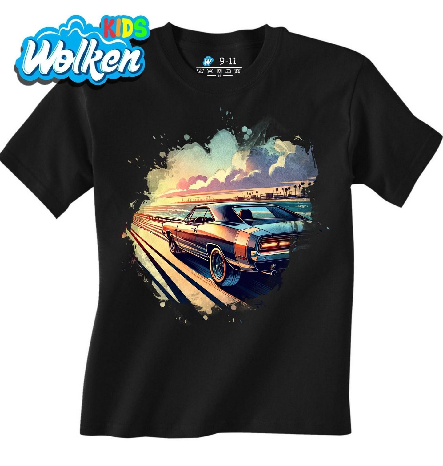 Dětské tričko Dodge Charger Projížďka u Pobřeží.jpg