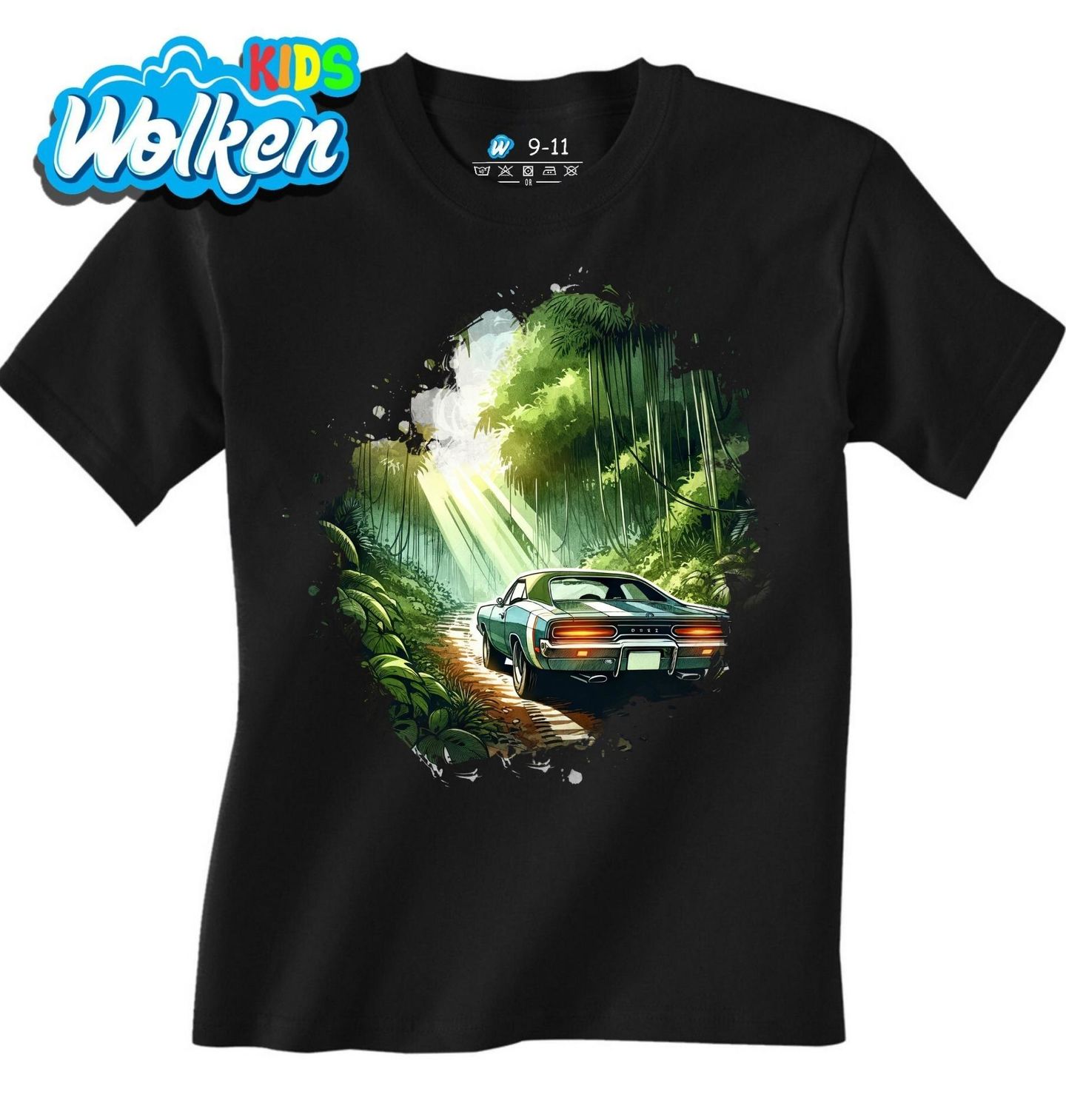 Dětské tričko Dodge Charger v Džungli.jpg