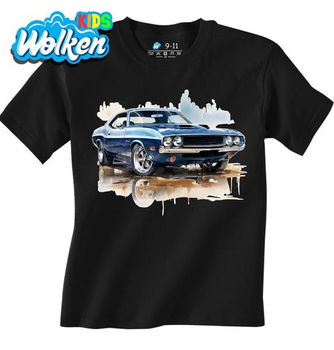 Obrázek produktu Dětské tričko Modrý Dodge Challenger