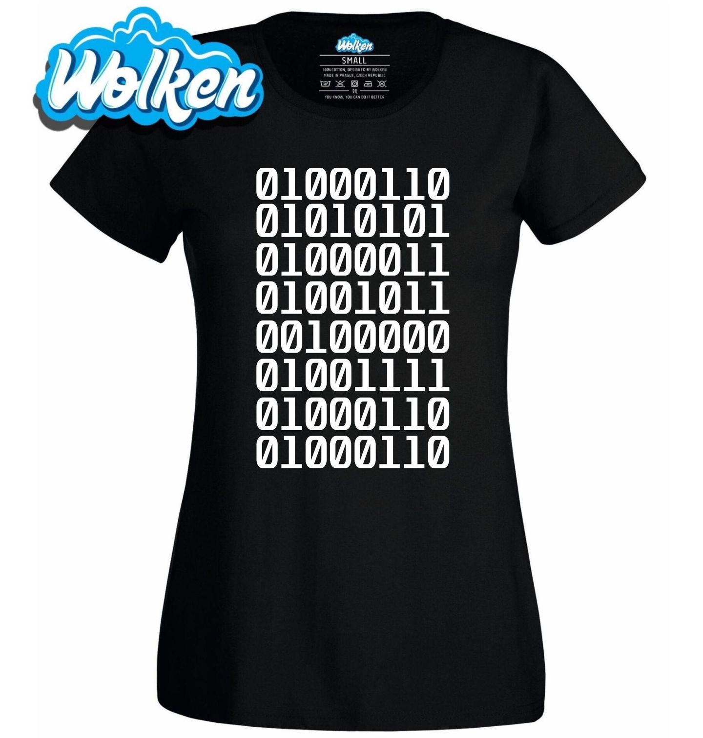 Dámské tričko Binární Kód 0 a 1.jpg