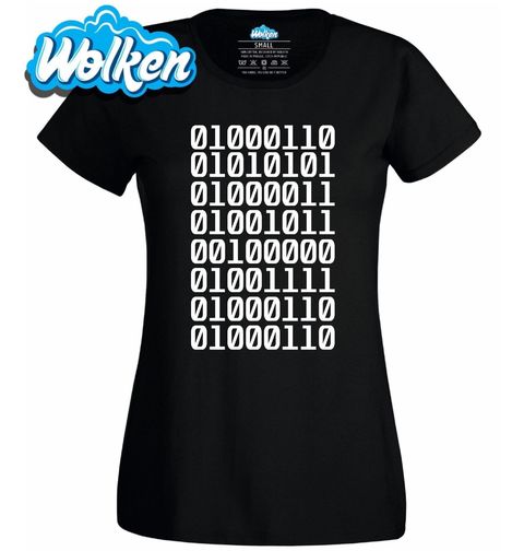 Obrázek produktu Dámské tričko Binární Kód 0 a 1