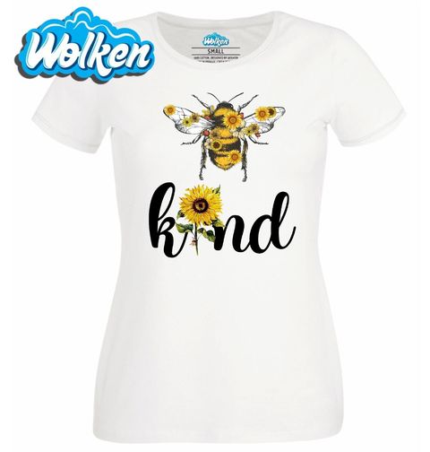 Obrázek produktu Dámské tričko Včela mezi Slunečnicemi Bee Kind