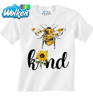 Dětské tričko Včela mezi Slunečnicemi Bee Kind.jpg