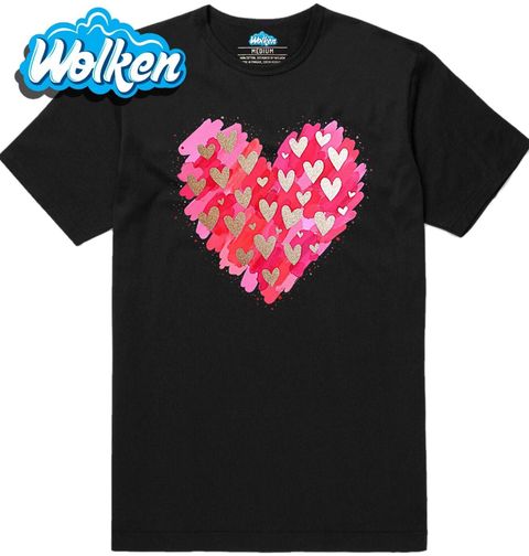 Obrázek produktu Pánské tričko Zlaté Srdce Lásky