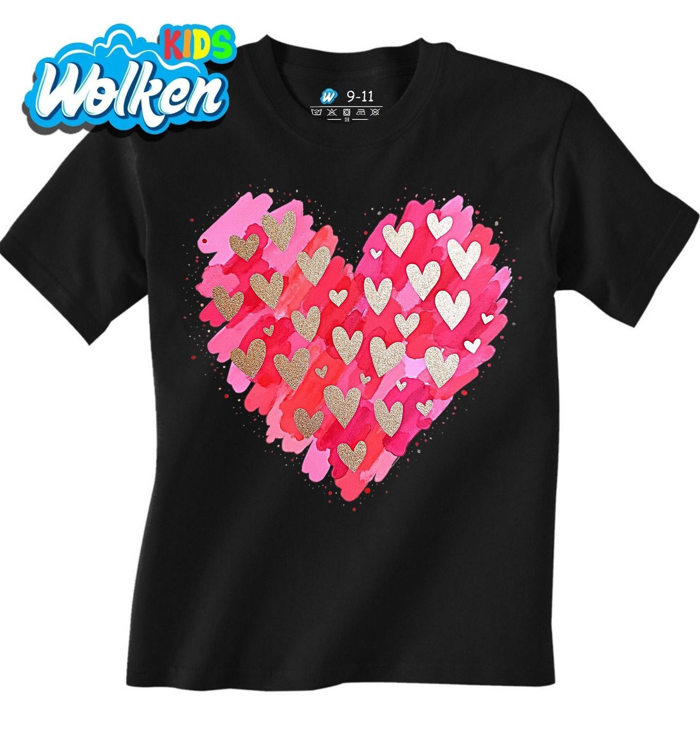 Dětské tričko Zlaté Srdce Lásky.jpg