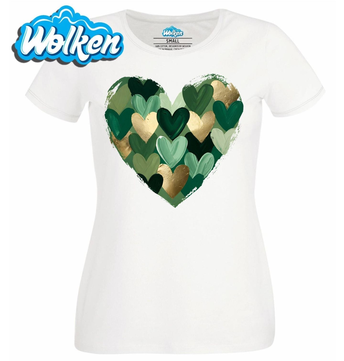 Dámské tričko  Zelené Srdce Lásky.jpg