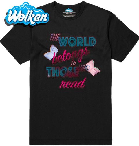 Obrázek produktu Pánské tričko Svět patří těm, kdo čtou The world belongs to those who read