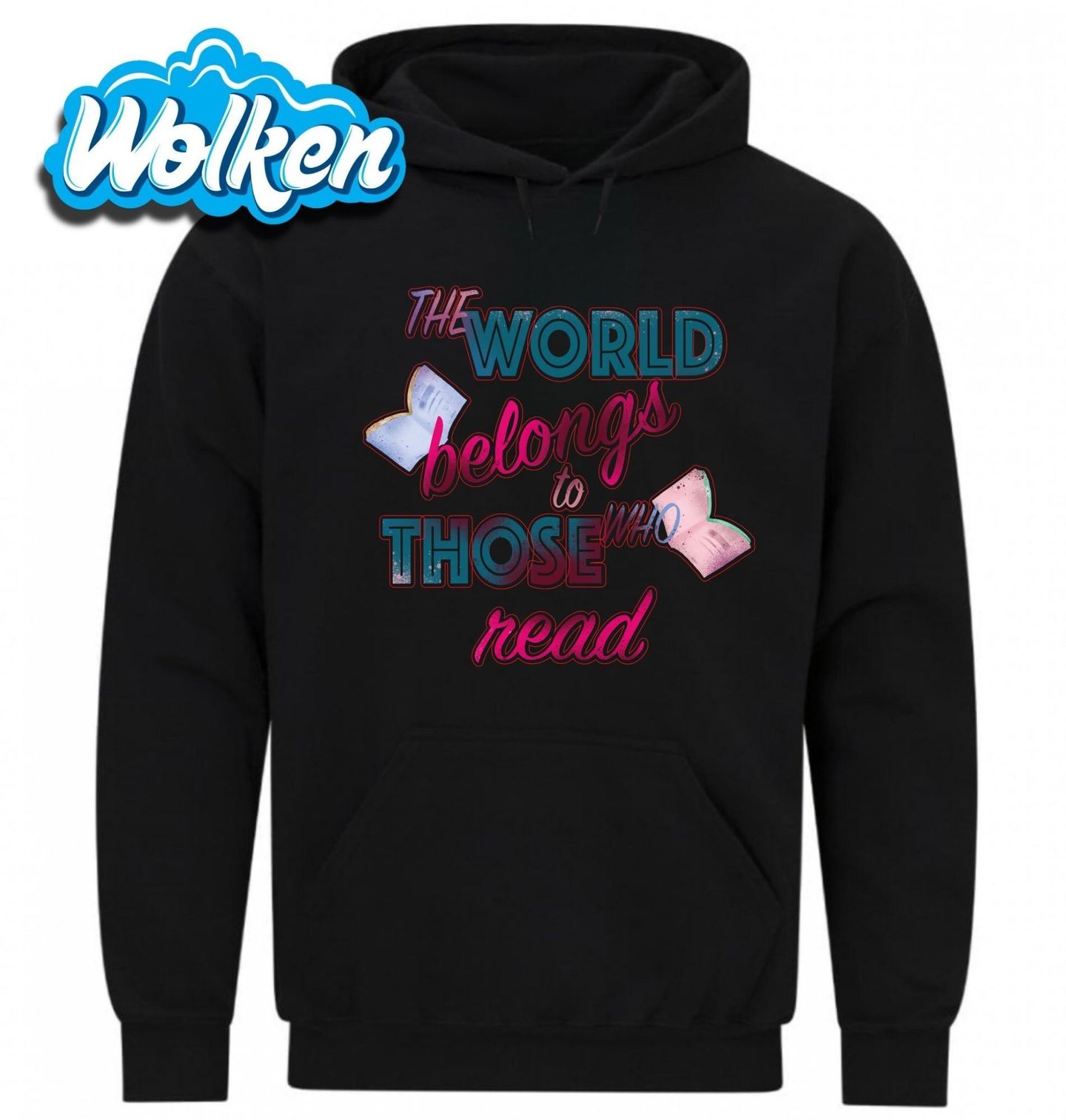 Mikina Svět patří těm, kdo čtou The world belongs to those who read.jpg