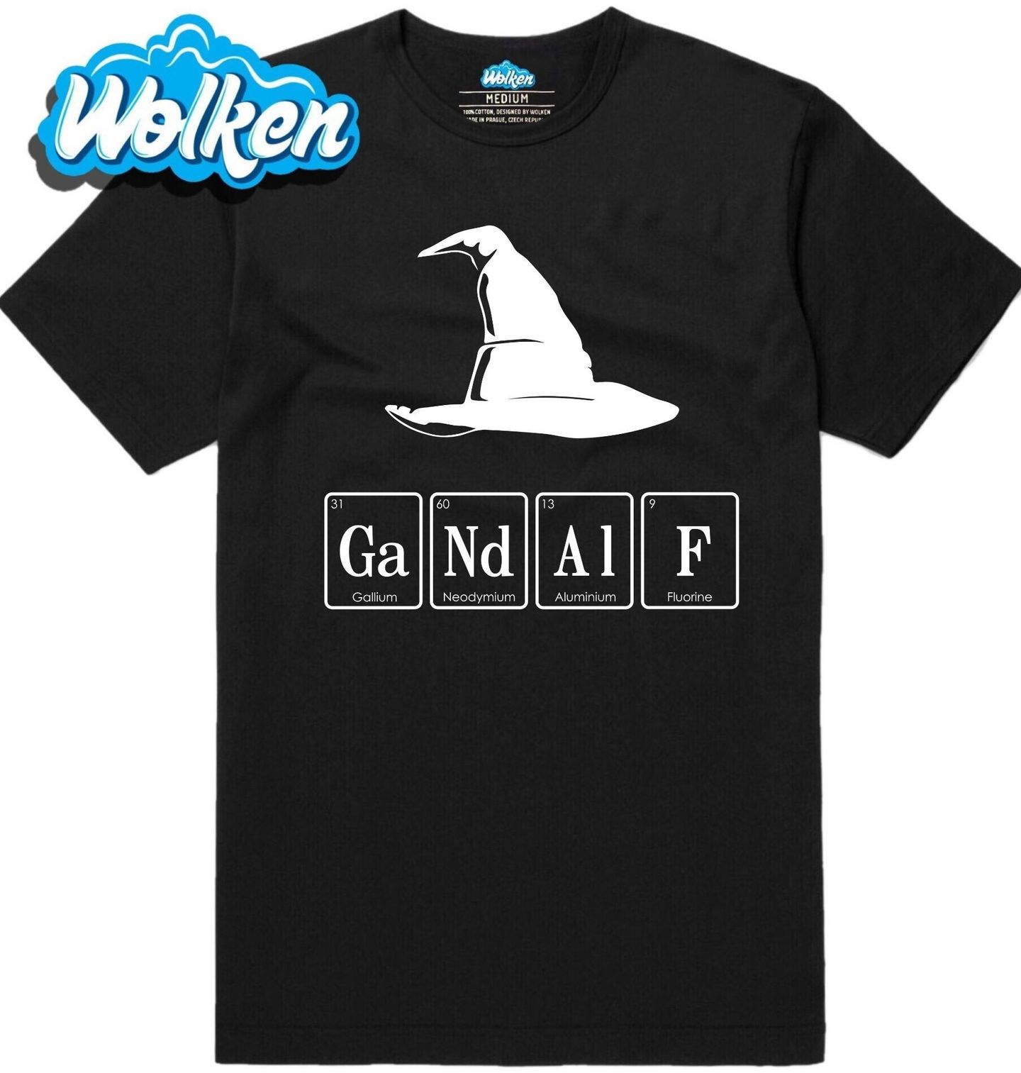 Pánské tričko Chemické prvky Gandalf.jpg