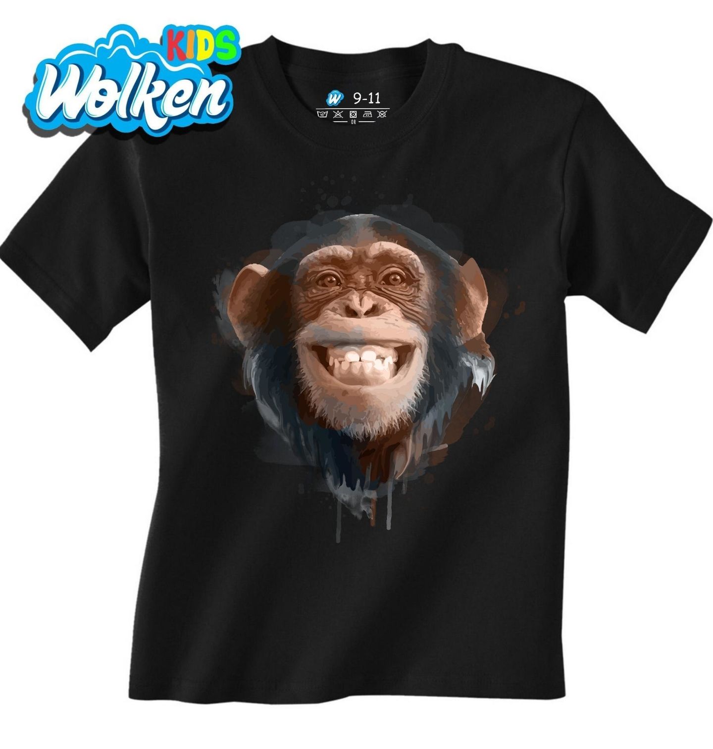 Dětské tričko Smějící se Šimpanz.jpg