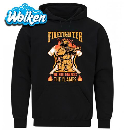 Obrázek produktu Pánská mikina Hasič Běžíme vstříc plamenům