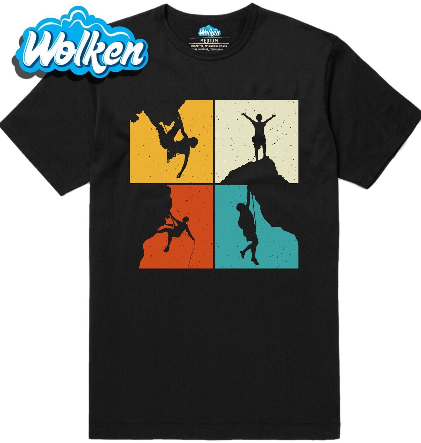 Pánské tričko Retro Horolezectví Cesta na Vrchol.jpg