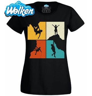 Dámské tričko Retro Horolezectví Cesta na Vrchol.jpg