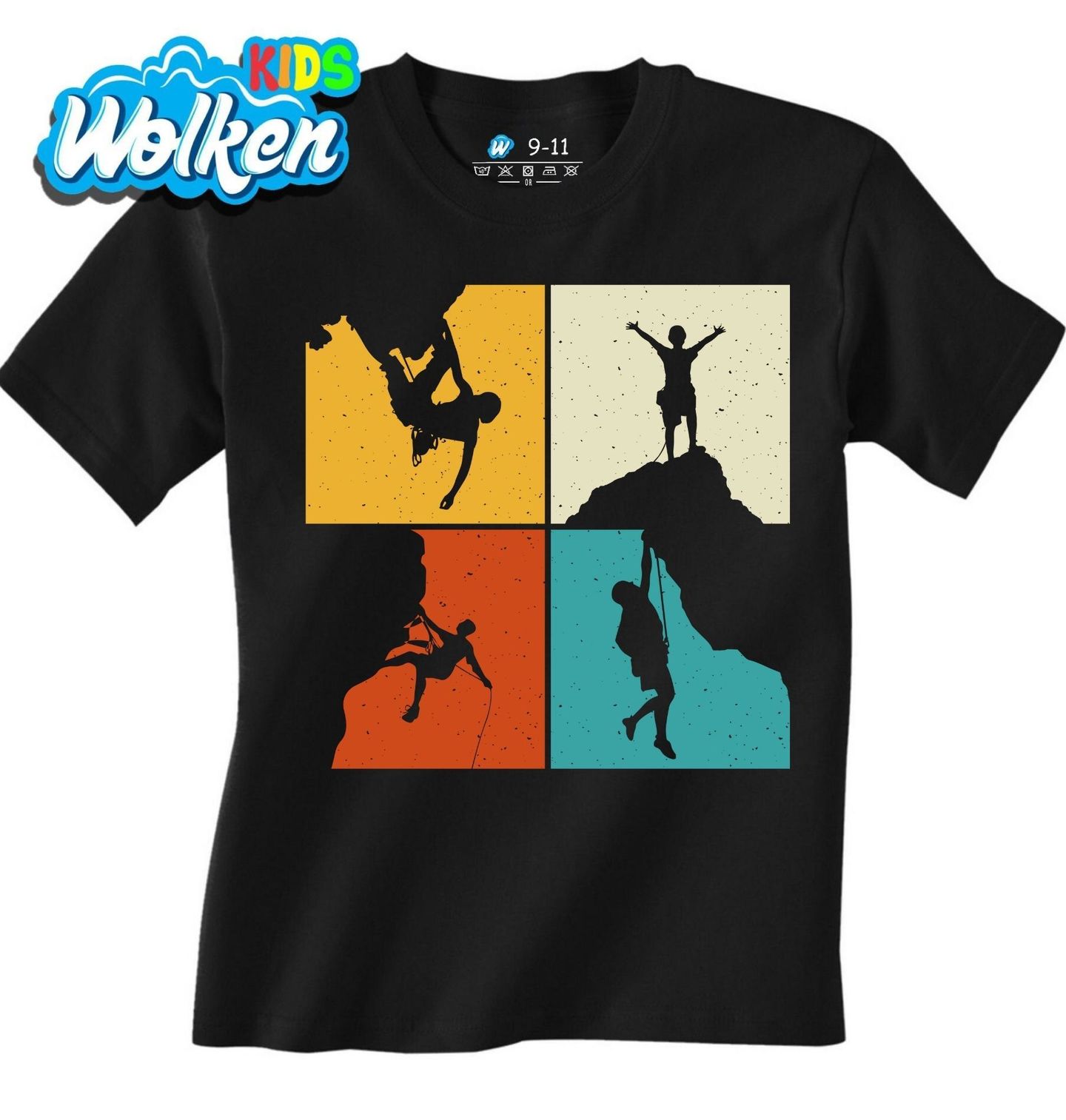 Dětské tričko Retro Horolezectví Cesta na Vrchol.jpg