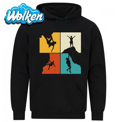 Obrázek produktu Pánská mikina Retro Horolezectví Cesta na Vrchol