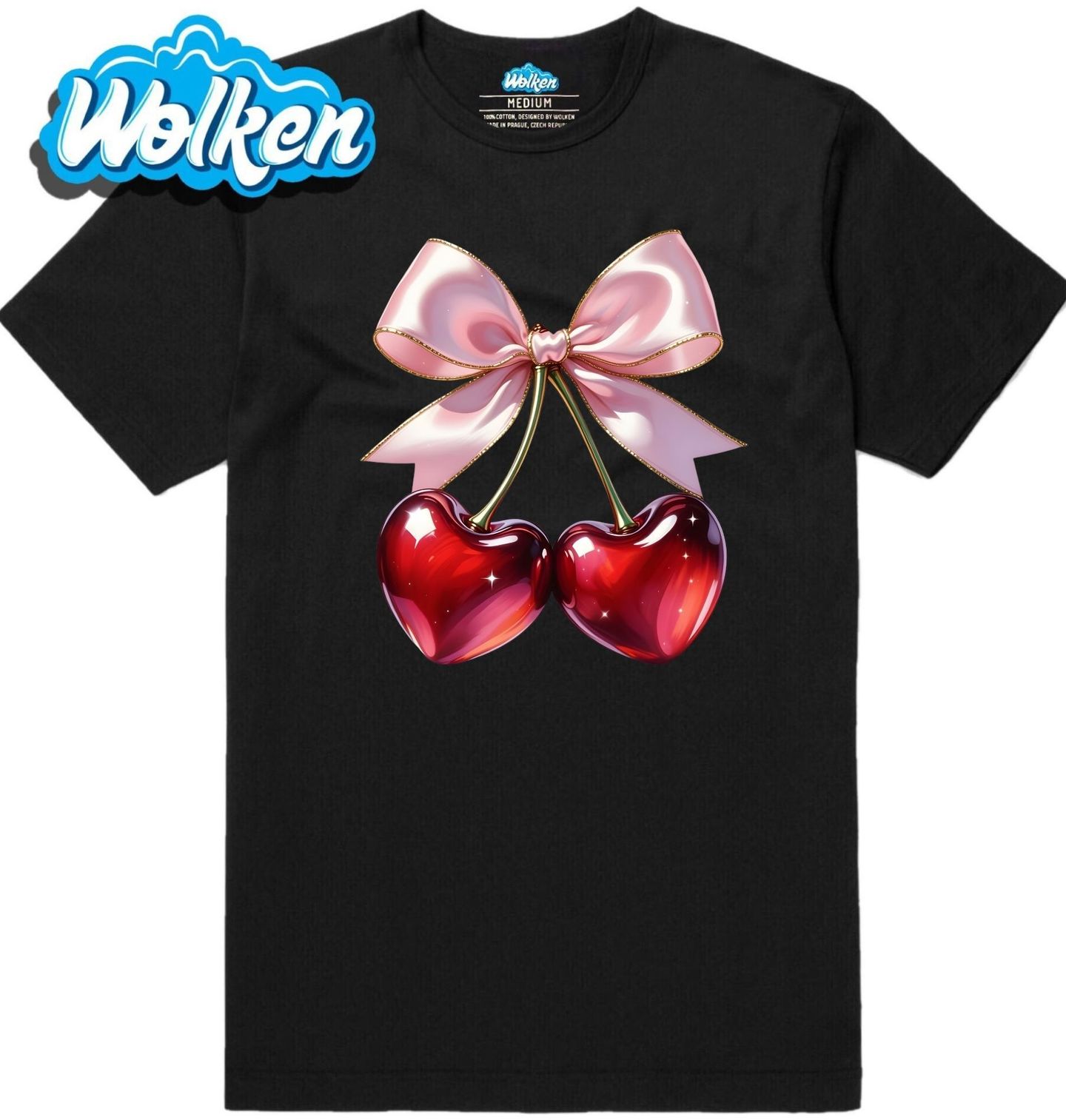 Pánské tričko Sladké Třešničky s Mašlí.jpg