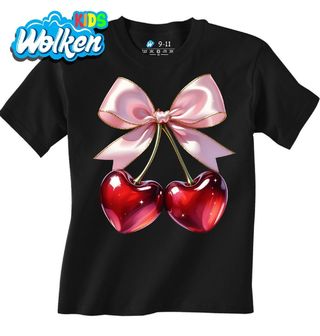 Dětské tričko Sladké Třešničky s Mašlí.jpg