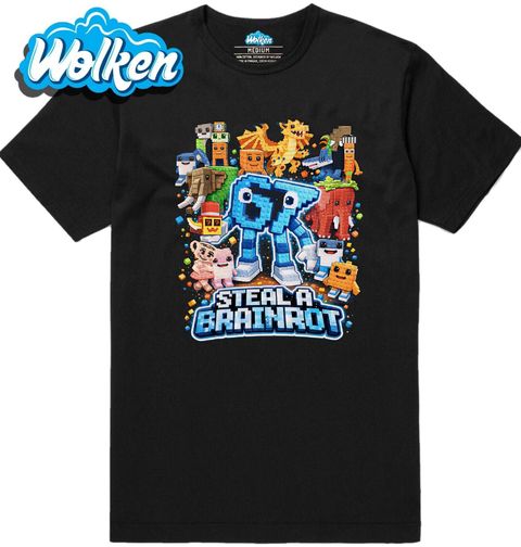 Obrázek produktu Pánské tričko Italský Brainrot Svět 67 Six Seven Steal a Brainrot