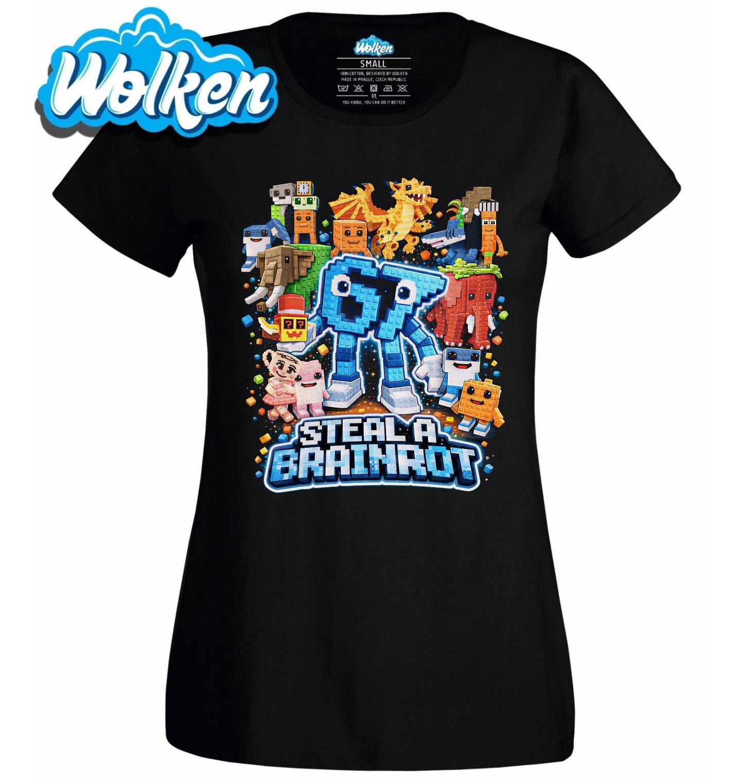 Dámské tričko Italský Brainrot Svět 67 Six Seven Steal a Brainrot.jpg