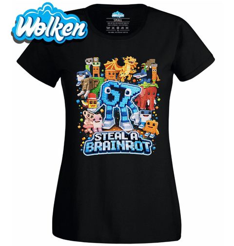 Obrázek produktu Dámské tričko Italský Brainrot Svět 67 Six Seven Steal a Brainrot
