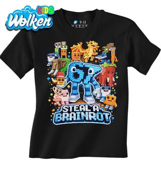 Dětské tričko Italský Brainrot Svět 67 Six Seven Steal a Brainrot.jpg