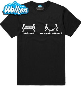 Pánské tričko Přátelé vs. Nejlepší Přátelé.jpg