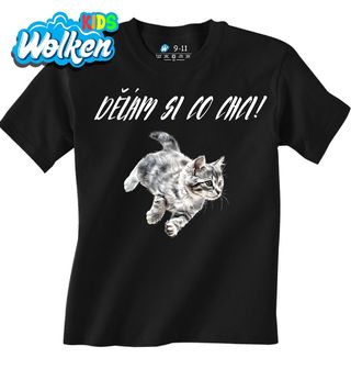 Dětské tričko Neposlušné Kotě Dělám si, co chci!.jpg