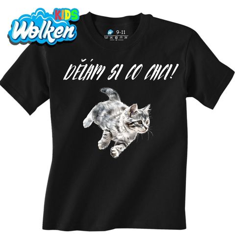 Obrázek produktu Dětské tričko Neposlušné Kotě Dělám si, co chci!