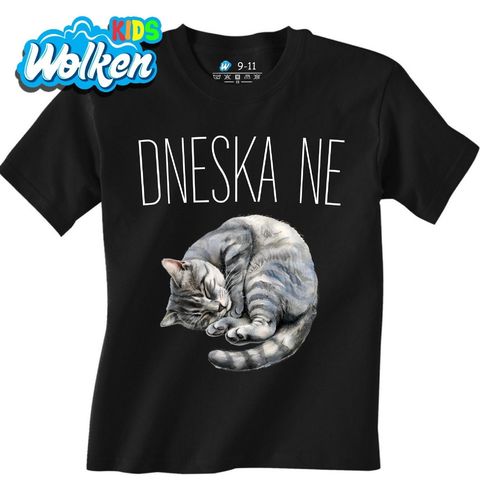 Obrázek produktu Dětské tričko Spící Kočka Dneska ne
