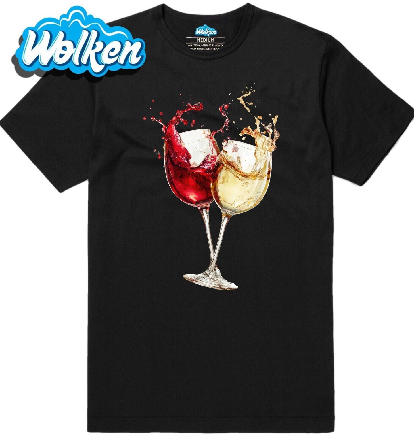 Pánské tričko Bílé a Červené Víno.jpg