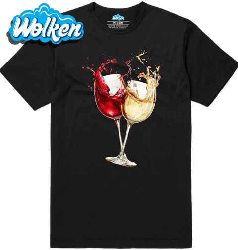 Obrázek produktu Pánské tričko Bílé a Červené Víno