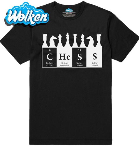 Obrázek produktu Pánské tričko Chemické prvky Chess Šachy