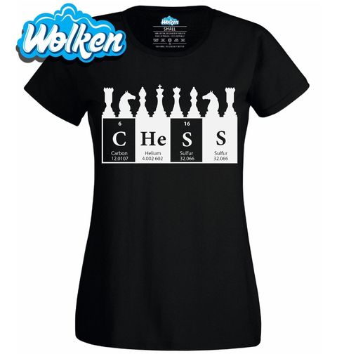 Obrázek produktu Dámské tričko Chemické prvky Chess Šachy
