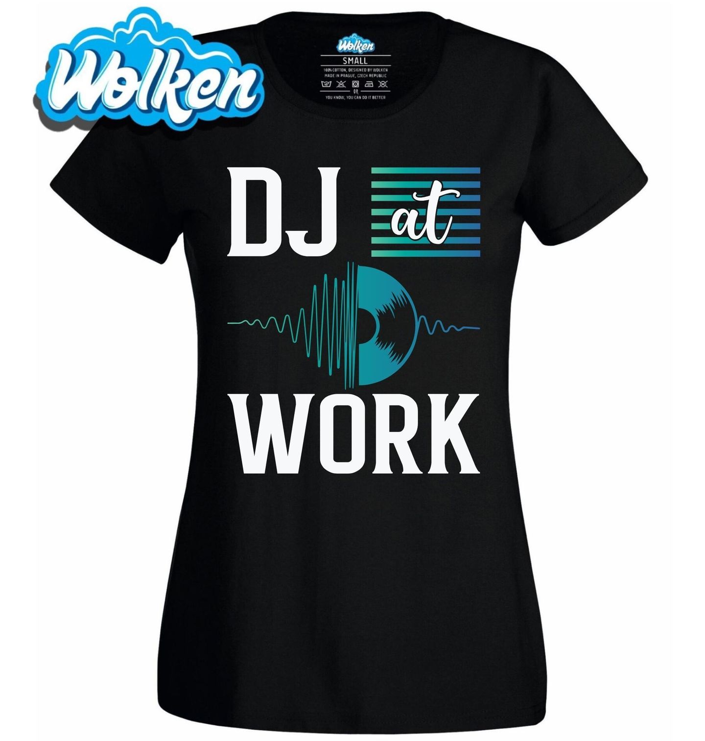 Dámské tričko DJ v Akci DJ at Work.jpg