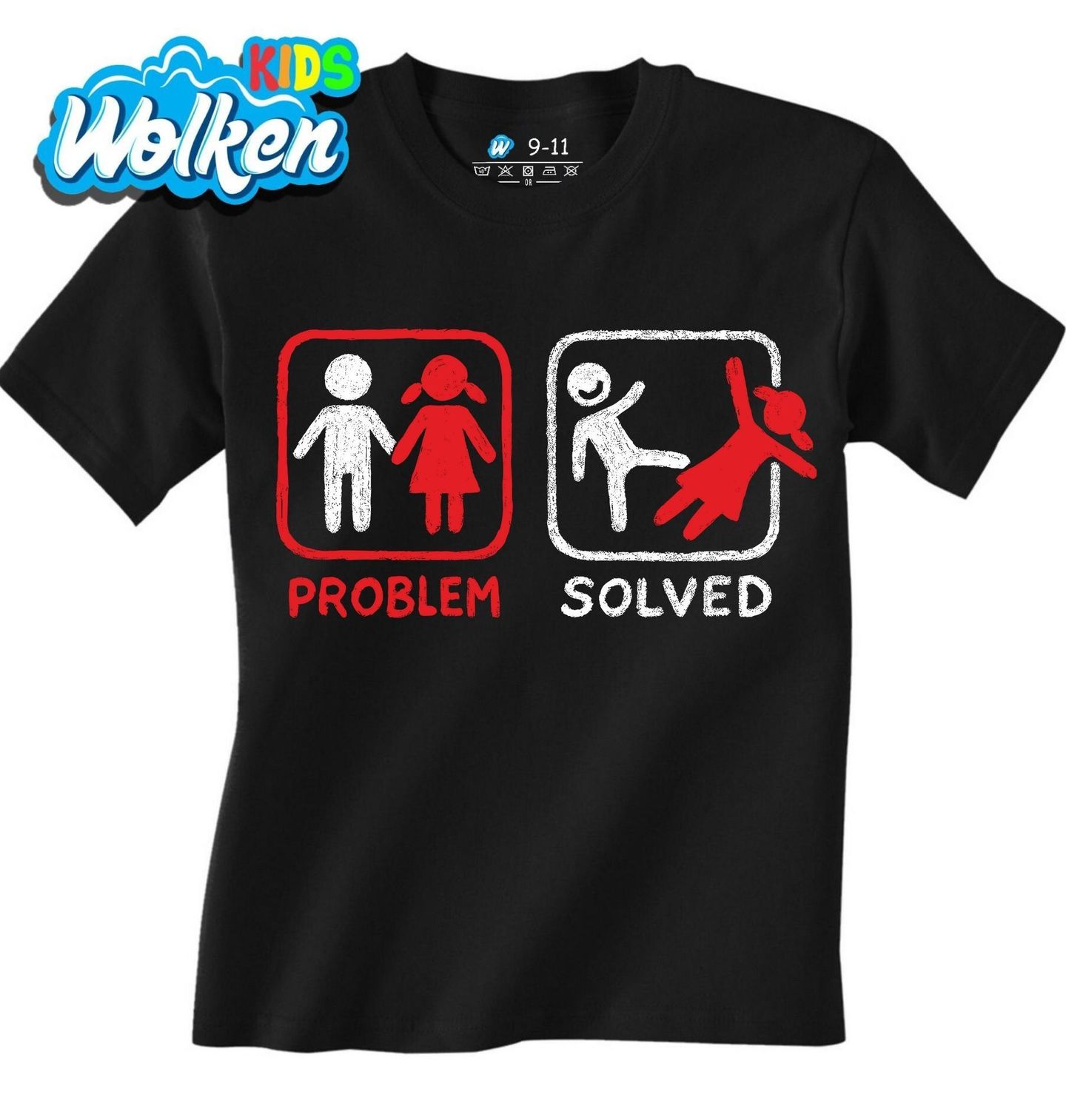 Dětské tričko Problémy ve vztahu_ Problem solved - Rozchod.jpg