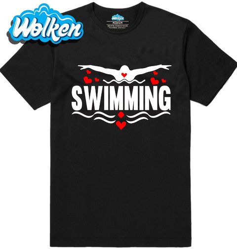 Obrázek produktu Pánské tričko Láska k Plavání Swimming