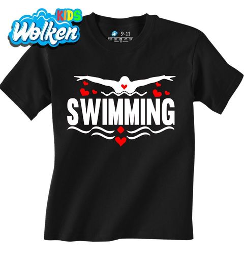 Obrázek produktu Dětské tričko Láska k Plavání Swimming