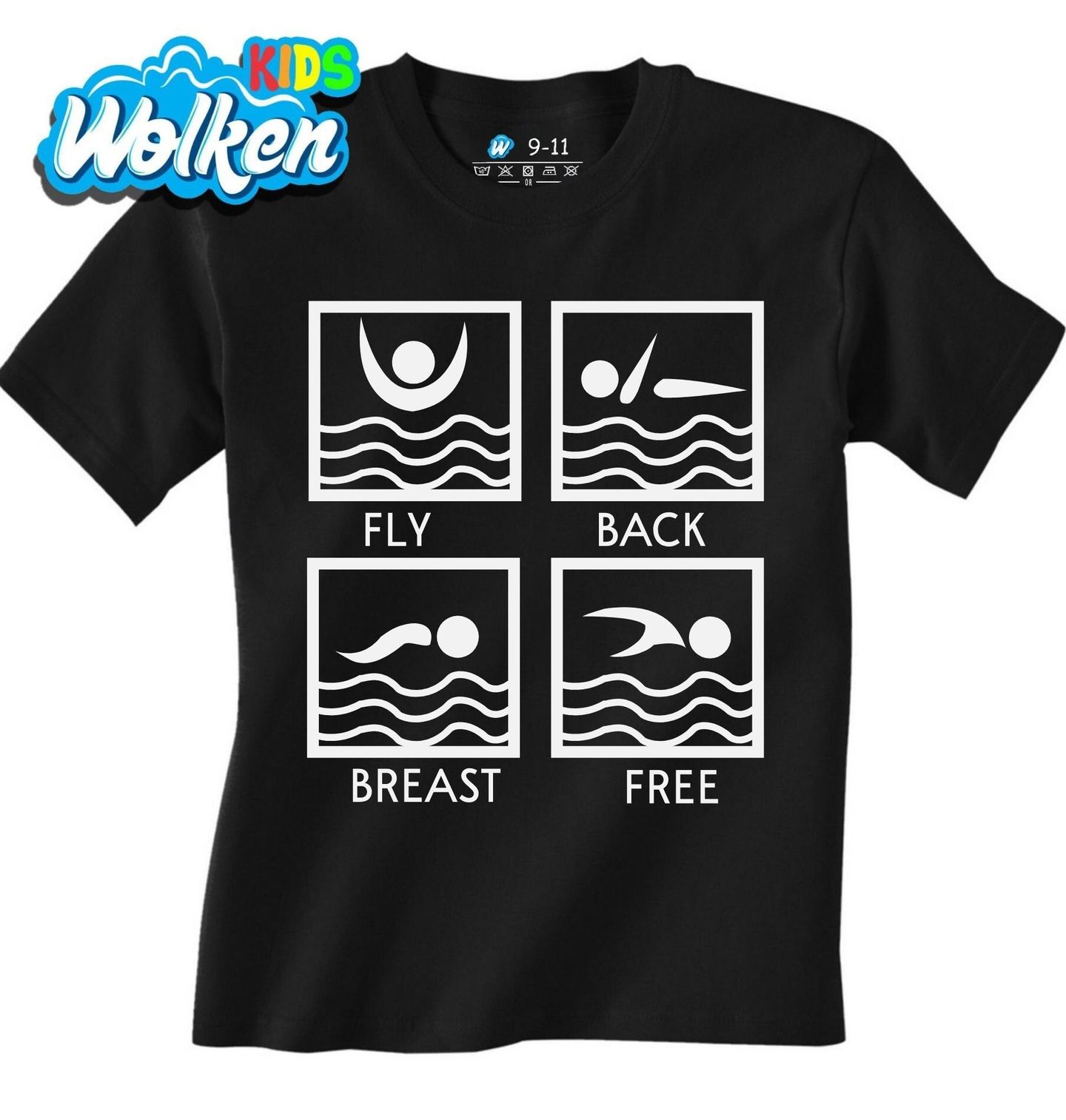 Dětské tričko Čtyři Styly Plavání.jpg