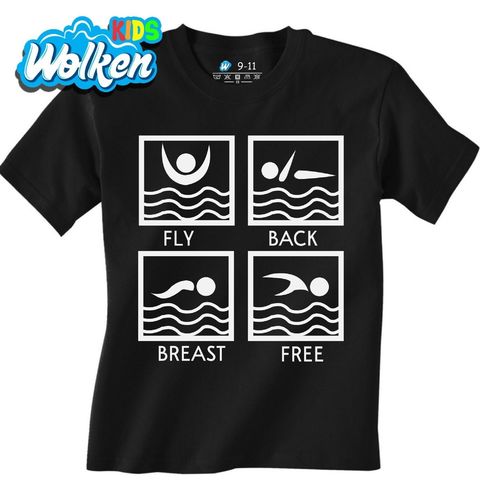 Obrázek produktu Dětské tričko Čtyři Styly Plavání
