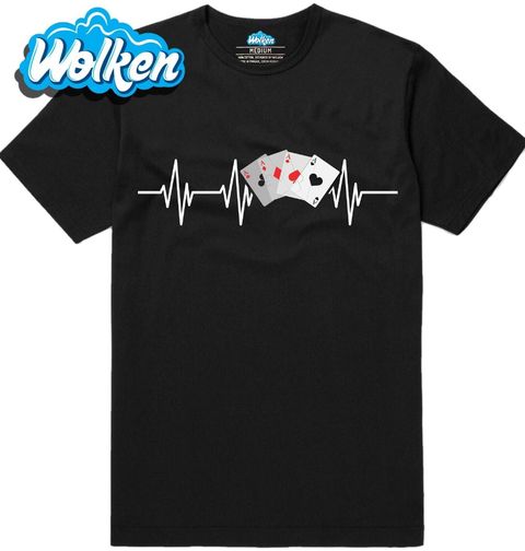 Obrázek produktu Pánské tričko Kardiogram a Hrací Karty