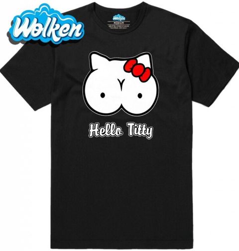 Obrázek produktu Pánské tričko  Hello Titty Hello Kitty