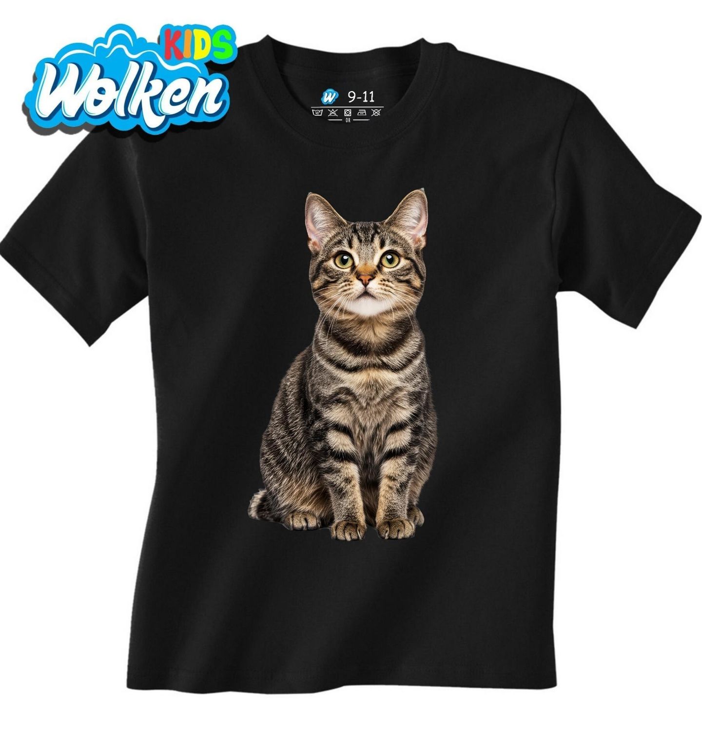 Dětské tričko Krátkosrstá Mourovatá Kočka.jpg