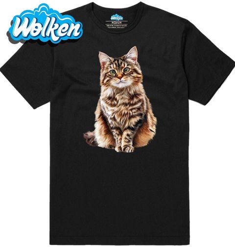 Obrázek produktu Pánské tričko Domácí Dlouhosrstá Kočka