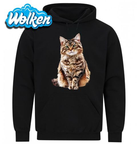 Obrázek produktu Pánská mikina Domácí Dlouhosrstá Kočka